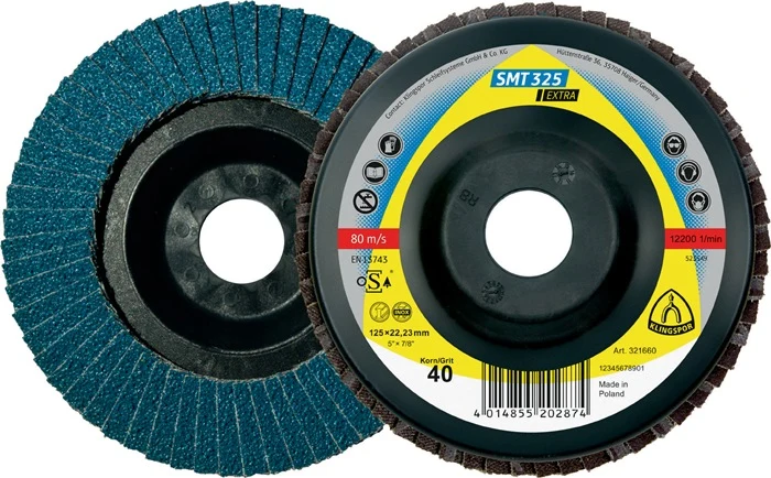 Disco de láminas KLINGSPOR SMT 325 Extra Ø 115 mm grano 80 recto ( 4000842815 )