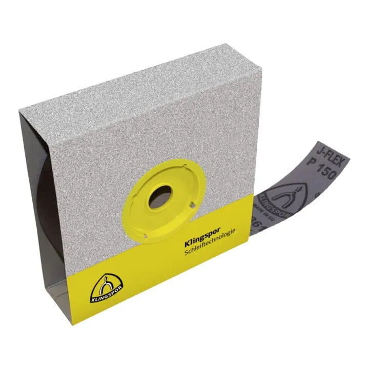 Rollo de tela abrasiva KLINGSPOR KL 361JF 100 mm grano 120 ( 4000845672 )