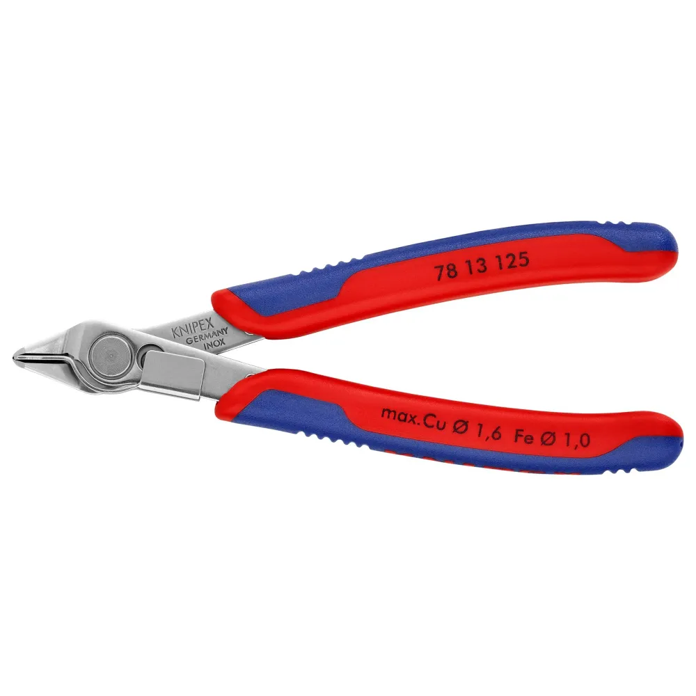 (7813125) PINZA CORTE AL RAS C/RESORTE KNIPEX