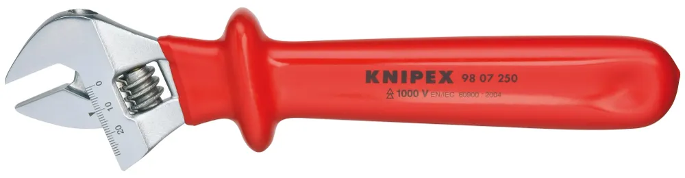 (9807250) LLAVE AJUSTABLE AISLADO 1000V 10 (260MM) KNIPEX