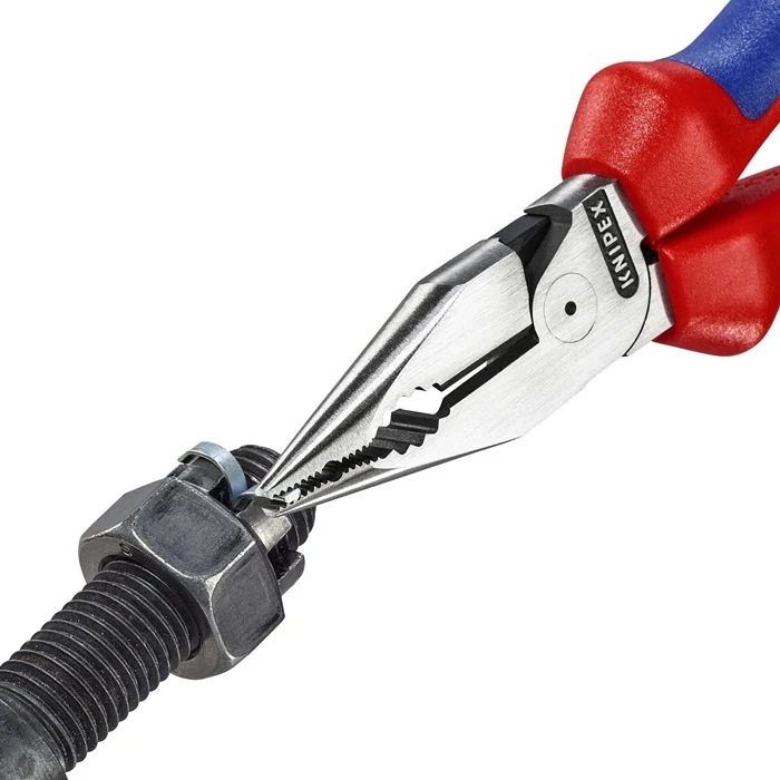 Alicates combinados de punta de aguja Knipex ( 8002875243 ) longitud 185 mm negro atramentisado