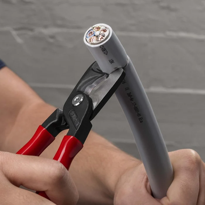 Cizalla para cables Knipex StepCut XL ( 8004039101 ) longitud 225 mm revestimiento plástico