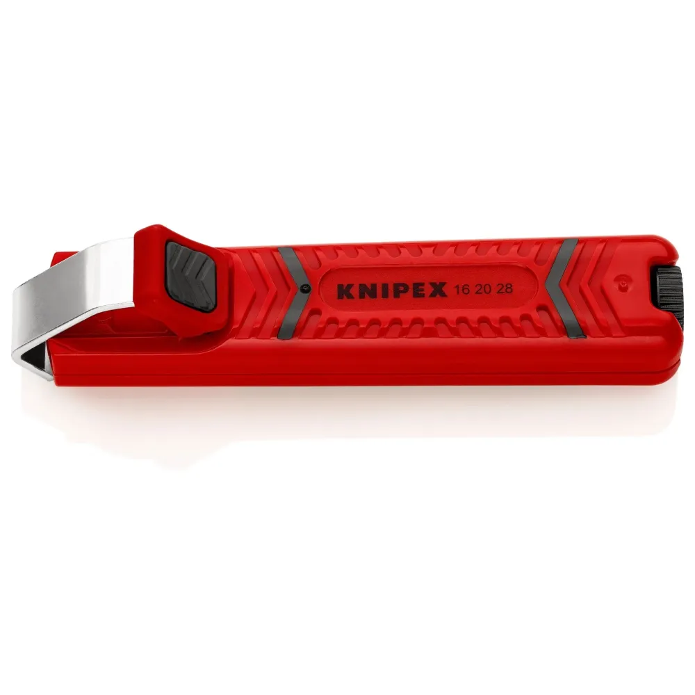 Knipex 16 20 28 SB - Cuchillo para cables , para mangueras de 8,0 28,0 mm2 (en embalaje autoservicio)
