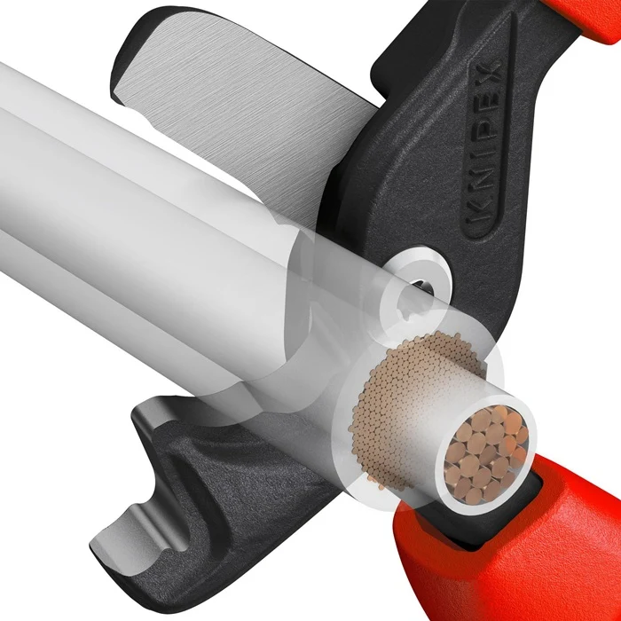 Tijeras para cables Knipex StepCut XL ( 8004039102 ) longitud 225 mm empuñadura confort