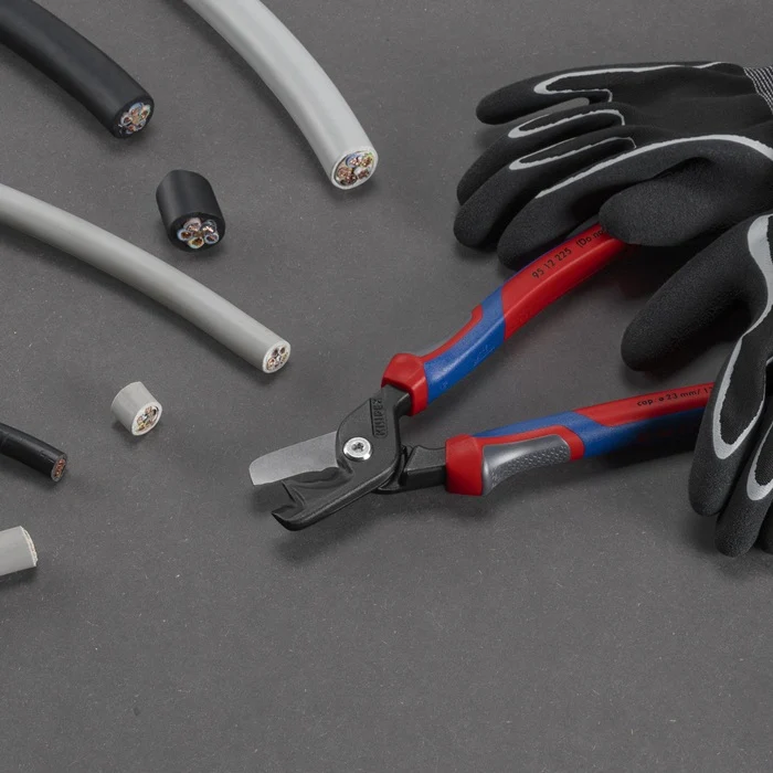Tijeras para cables Knipex StepCut XL ( 8004039102 ) longitud 225 mm empuñadura confort