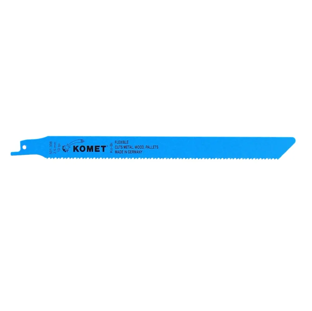 Hoja de sierra de sable Comet PALLETS 225mm 10-10tpi 5 piezas (501.398) HSS bimetal Komet