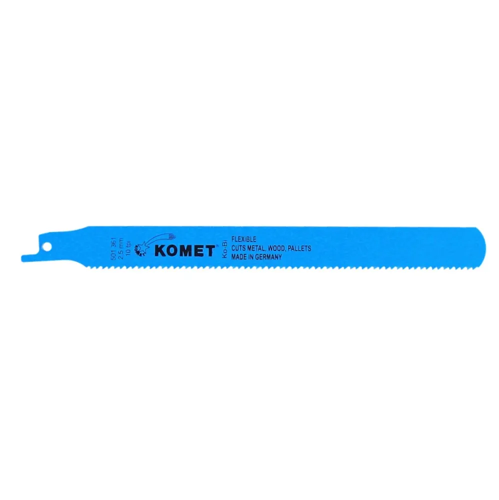 Hoja de sierra de sable Komet PALLETS 200mm 10tpi 25 piezas (5x 501.361) HSS bimetal