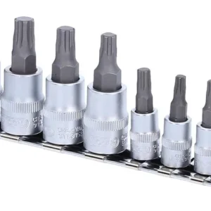 KS TOOLS 1/4'+3/8' Juego de bits con adaptador TorxPlus, 10 pzs ( 911.3140 )