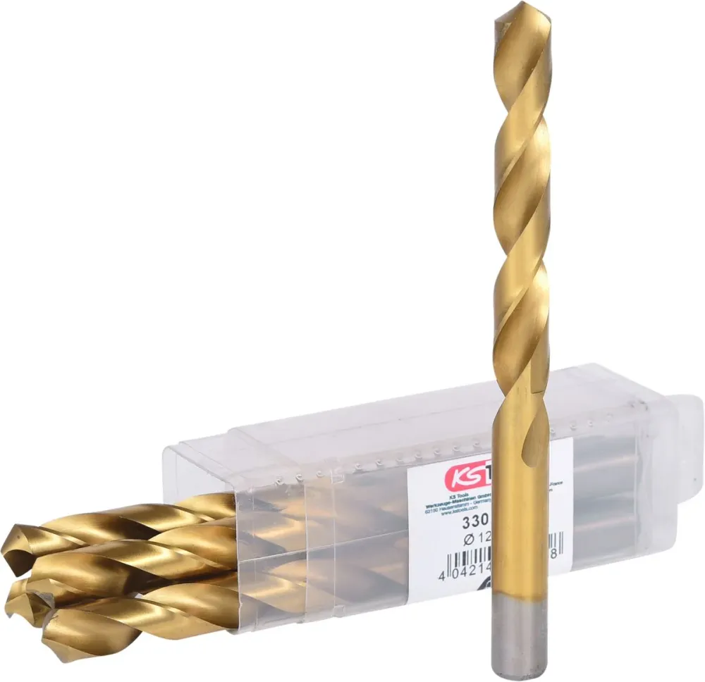 KS TOOLS Broca helicoidal HSS TiN, 12,5mm, paquete de 5 ( 330.4125 )