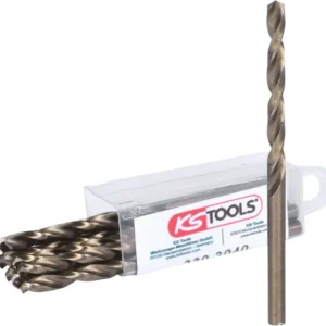 KS TOOLS Broca helicoidal HSS-G Co 5, 4mm, paquete de 10 ( 330.3040 )