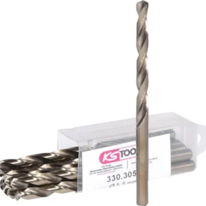 KS TOOLS Broca helicoidal HSS-G Co 5, 5,5mm, paquete de 10 ( 330.3055 )