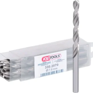 KS TOOLS Broca helicoidal HSS-G, 7mm, paquete de 10 ( 330.2070 )