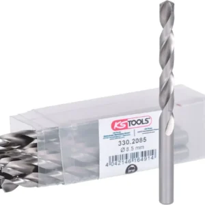 KS TOOLS Broca helicoidal HSS-G, 8,5mm, paquete de 10 ( 330.2085 )