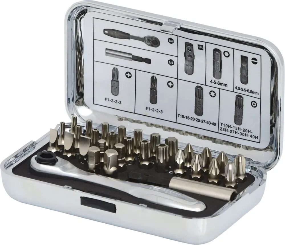 KS TOOLS 1/4' CHROMEplus Juego De Puntas, 31 pzs ( 918.4600 )