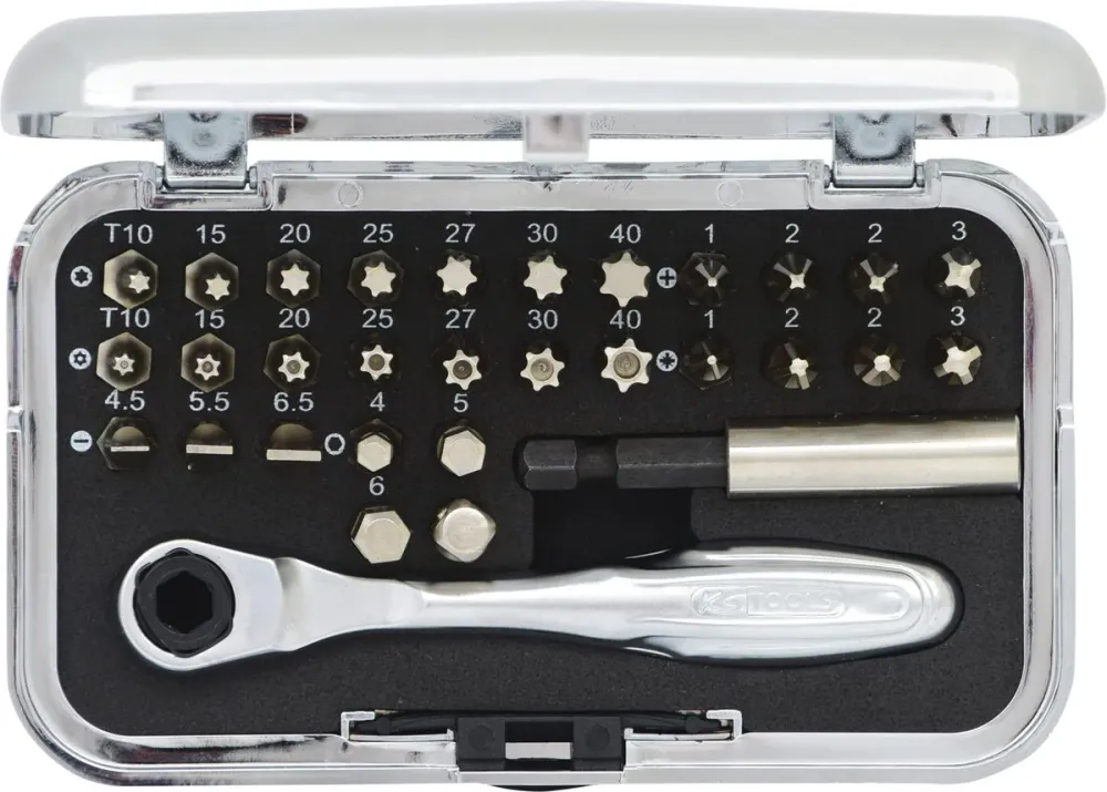 KS TOOLS 1/4' CHROMEplus Juego De Puntas, 31 pzs ( 918.4600 )