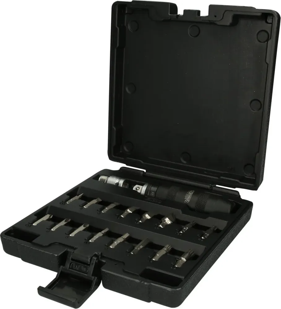 KS TOOLS Juego de destornilladores manuales de golpe de 1/2', 18 pzs ( 515.1000 )