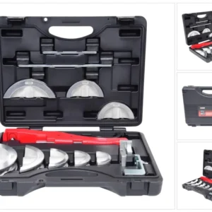KS TOOLS Juego para curvar tubos con una mano y con carraca, 10,0 - 22,0mm, 13 pzs ( 203.1400 )