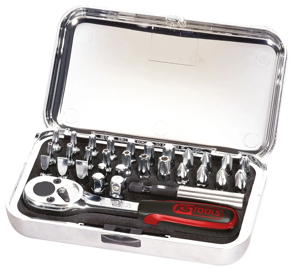 KS TOOLS 1/4' Juego de puntas CHROMEplus, 31 pzs ( 918.4500 )
