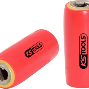 KS TOOLS Portapuntas de 3/8' con aislamiento protector para puntas de 1/4' ( 117.2313 )