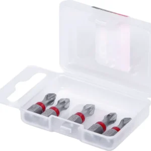 KS TOOLS 1/4' Punta TORSIONpower para tornillos de estrella PH, 25mm, PH2, paquete de 5 ( 918.3111 )