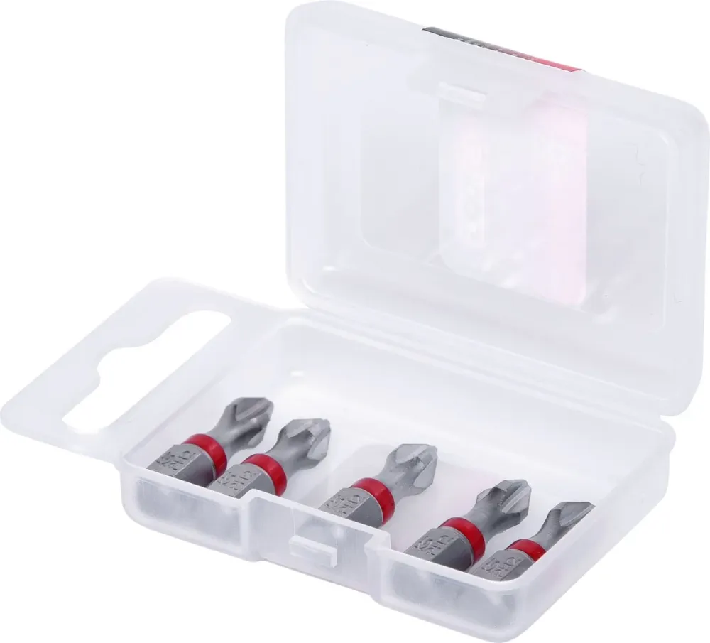 KS TOOLS 1/4' Punta TORSIONpower para tornillos de estrella PH, 25mm, PH2, paquete de 5 ( 918.3111 )