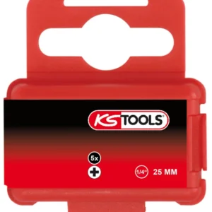 KS TOOLS 1/4' Punta TORSIONpower para tornillos de estrella PH, 25mm, PH1, paquete de 5 ( 918.3106 )