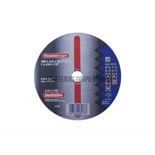 METABO DISCO METAL 7"" #16111 LIBRE