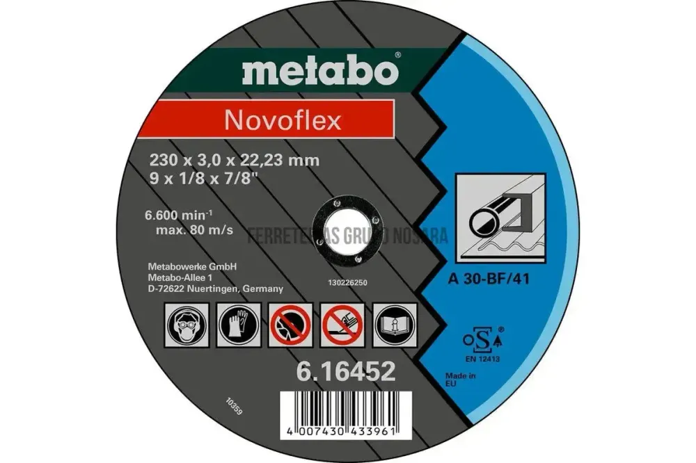 METABO DISCO METAL 4-1/2"" #16454 LIBRE