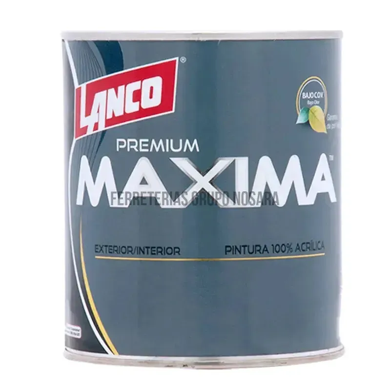 Pintura acrilica mate Maxima Premium cuarto Lanco MA684-5 (base accent) LIBRE