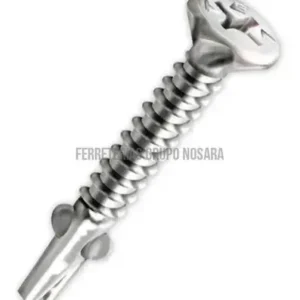 TORNILLO PINTA C/ESTRIA 8 X 1 1/2 P/BRO LIBRE