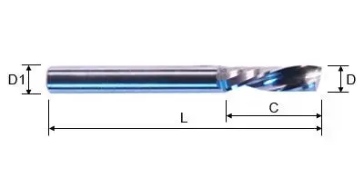 LMT Belin - 12635 Broca enrutadora de corte descendente de diámetro de corte de 1/4 pulgada LMT Onsrud