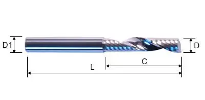 LMT Belin - 33476 Broca enrutadora de corte ascendente para perfiles ACM de diámetro de corte de 3/16 pulgadas LMT Onsrud