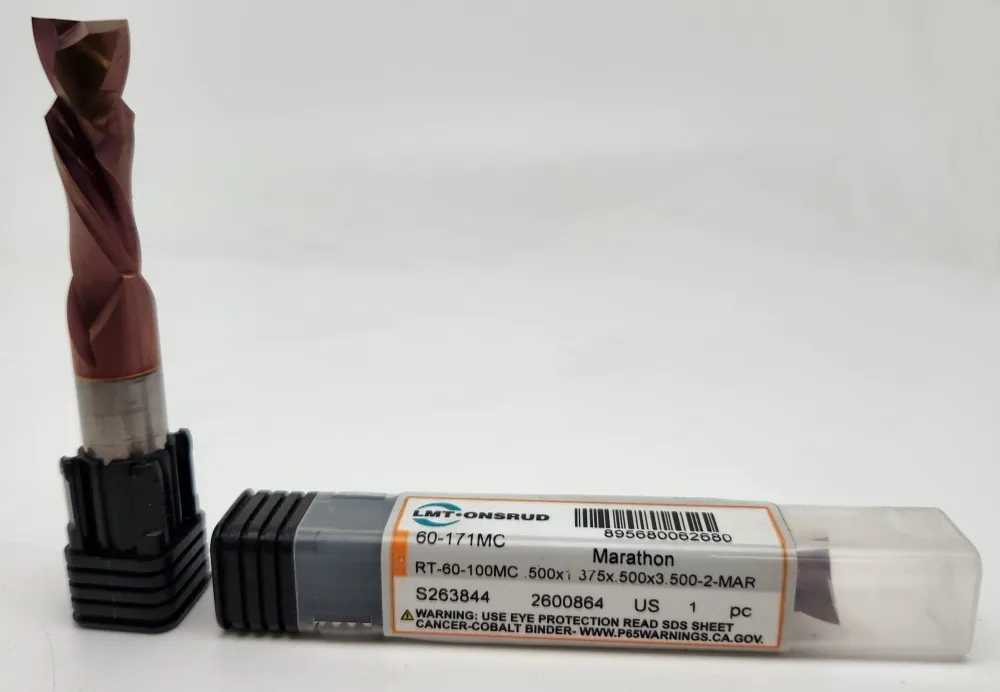 LMT Onsrud - Broca enrutadora de compresión de 2 flautas con diámetro de corte 60-171 1/2"