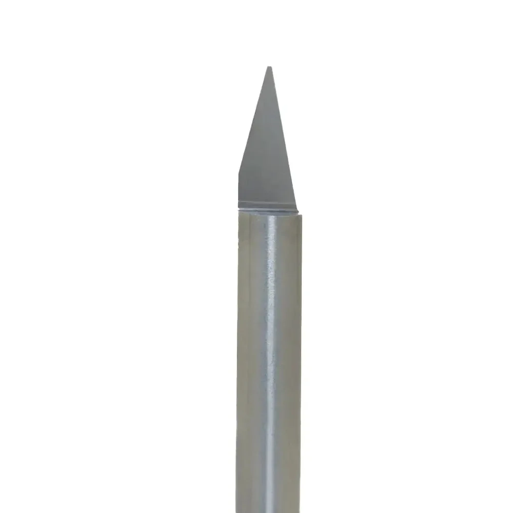 LMT Onsrud - Broca enrutadora de grabado de una sola flauta de carburo sólido con punta de 0.060" 37-31