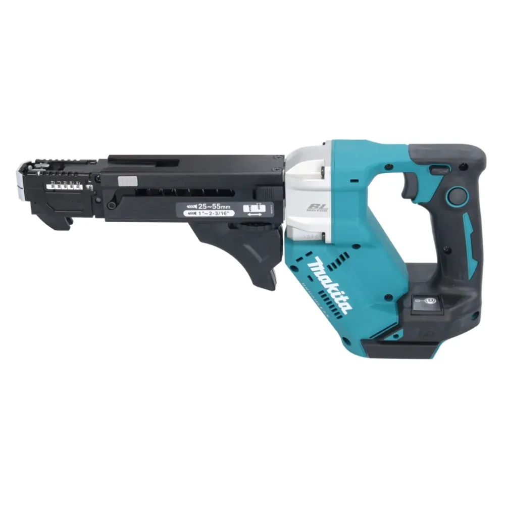 Atornillador Automático sin Cable Makita DFR551RT 18V 25-55mm sin escobillas + 2x Baterías 5.0Ah + Cargador