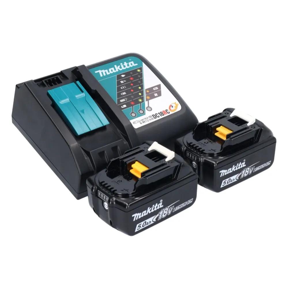 Atornillador Automático sin Cable Makita DFR551RT 18V 25-55mm sin escobillas + 2x Baterías 5.0Ah + Cargador