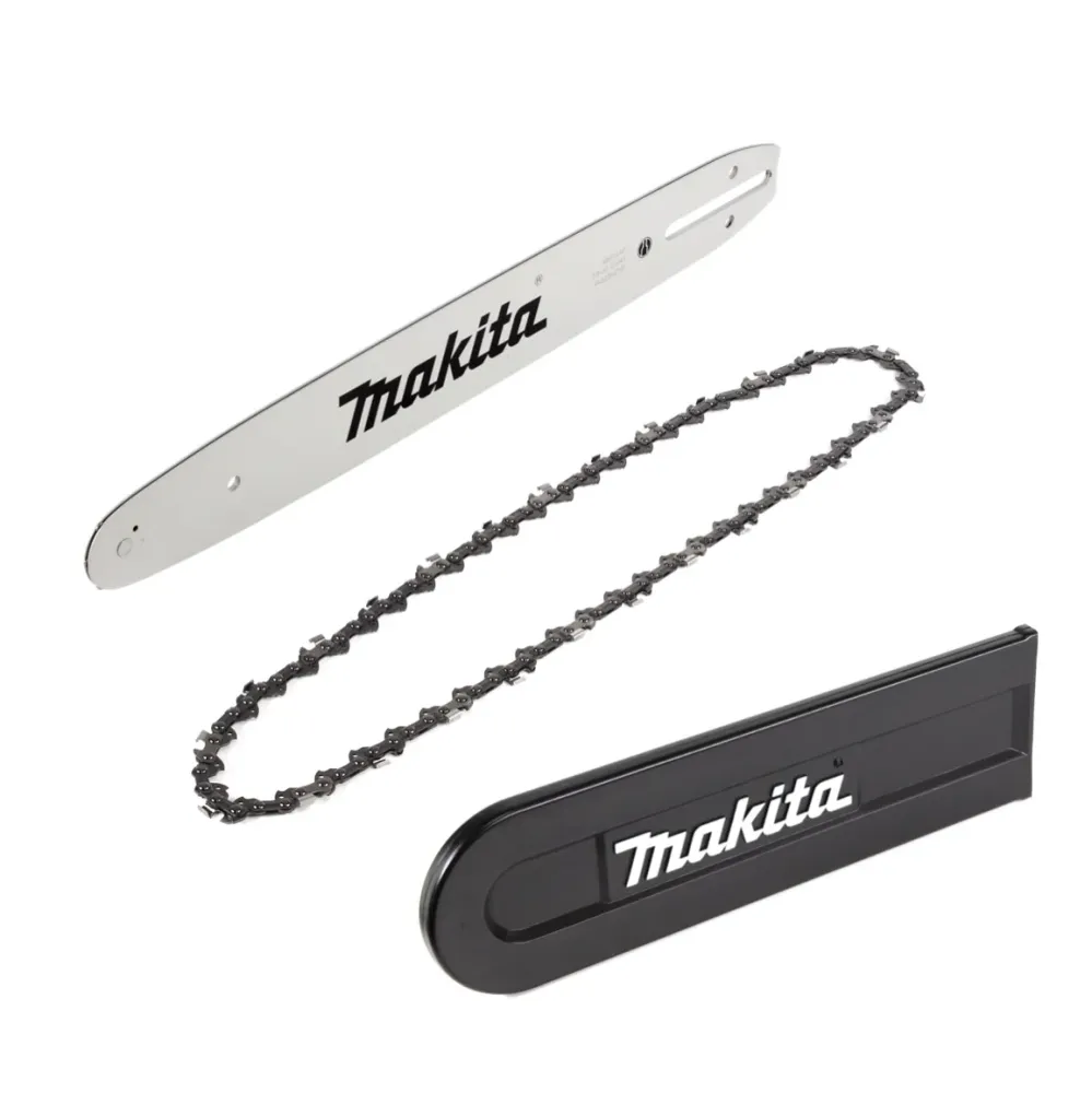 Barra de sierra Makita 35cm 1,1mm 3/8" (165246-6) + cadena de sierra (196741-5) + protector de cadena de sierra (419288-5)...