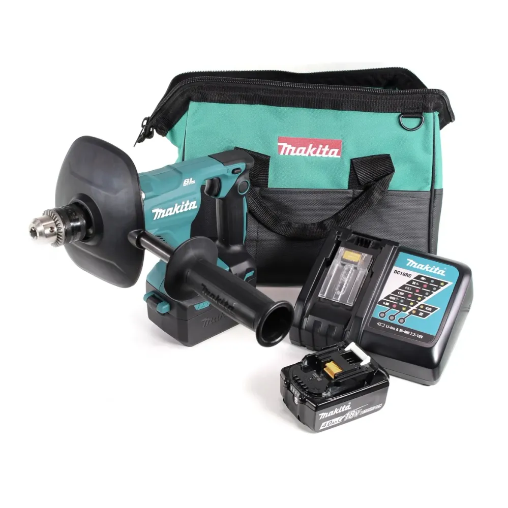 Batidora baterí Makita DUT 131 RM1 18 V sin escobillas + 1x baterí 4,0 Ah + cargador + bolsa