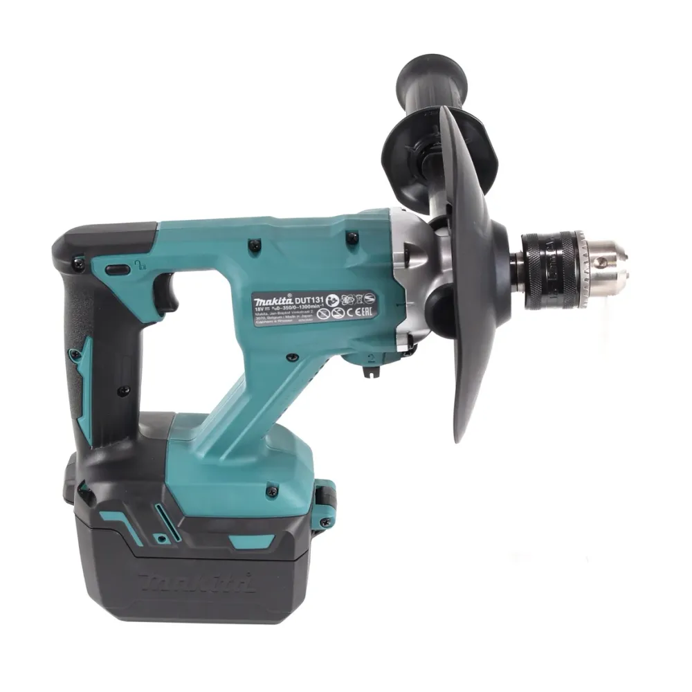 Batidora de baterí Makita DUT 131 RM 18 V sin escobillas + 2x baterías 4,0 Ah + cargador + bolsa