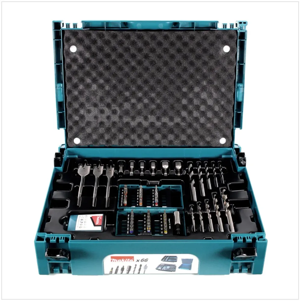 Brocas Makita B-43044 - juego de brocas 66 piezas en Makpac