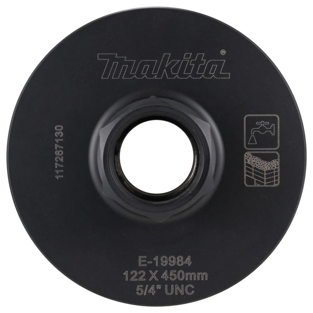 Corona de diamantes Makita E-19984 122x450mm Húmedo 1-1/4"UNC