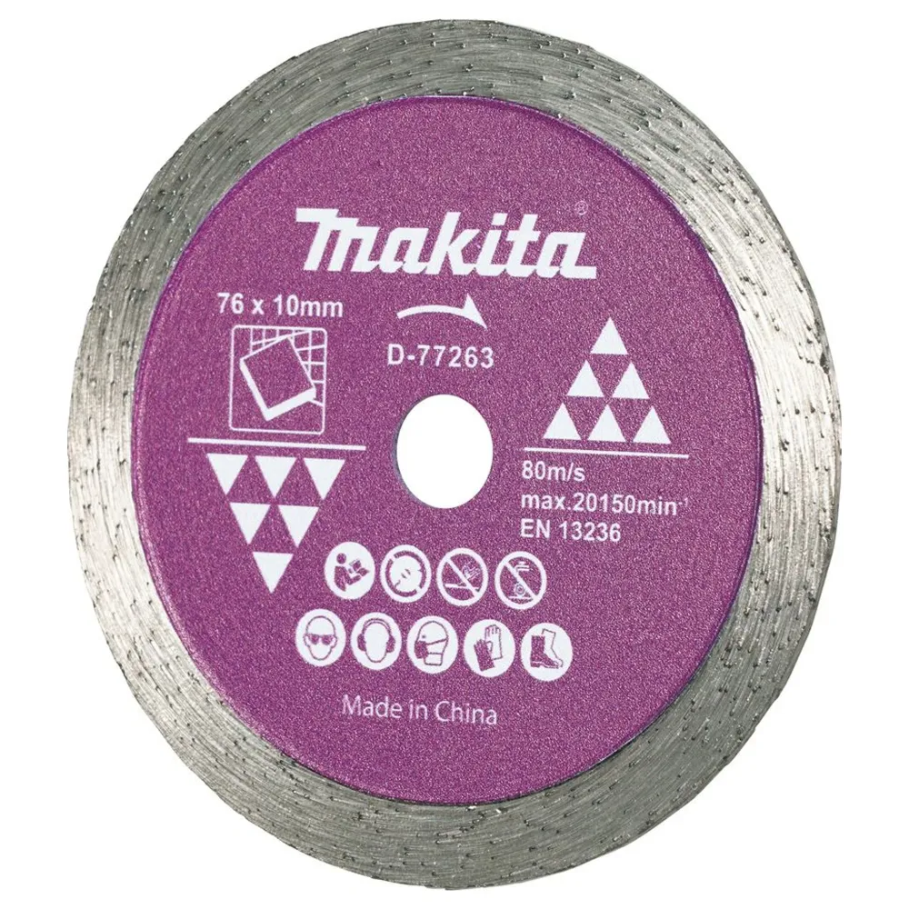 Disco de diamante Makita D-77263 para baldosas de 76 mm
