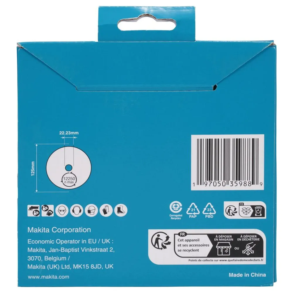Disco de diamante Makita D-80226 125 mm