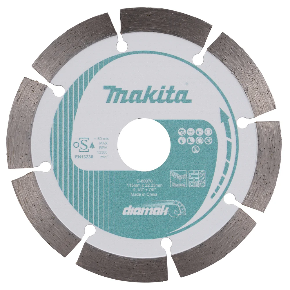 Disco de diamante segmentado Makita D-80070 115 mm