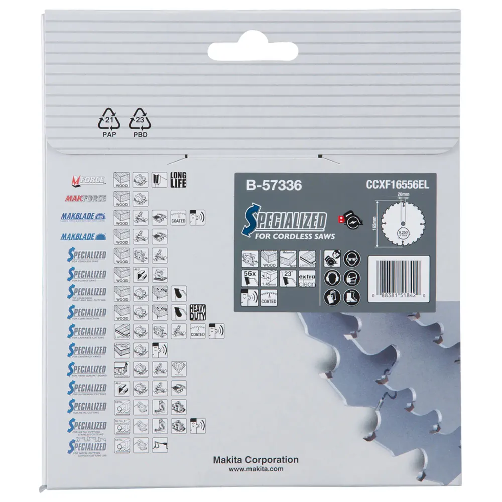 Disco TCT Efficut Makita B-57336