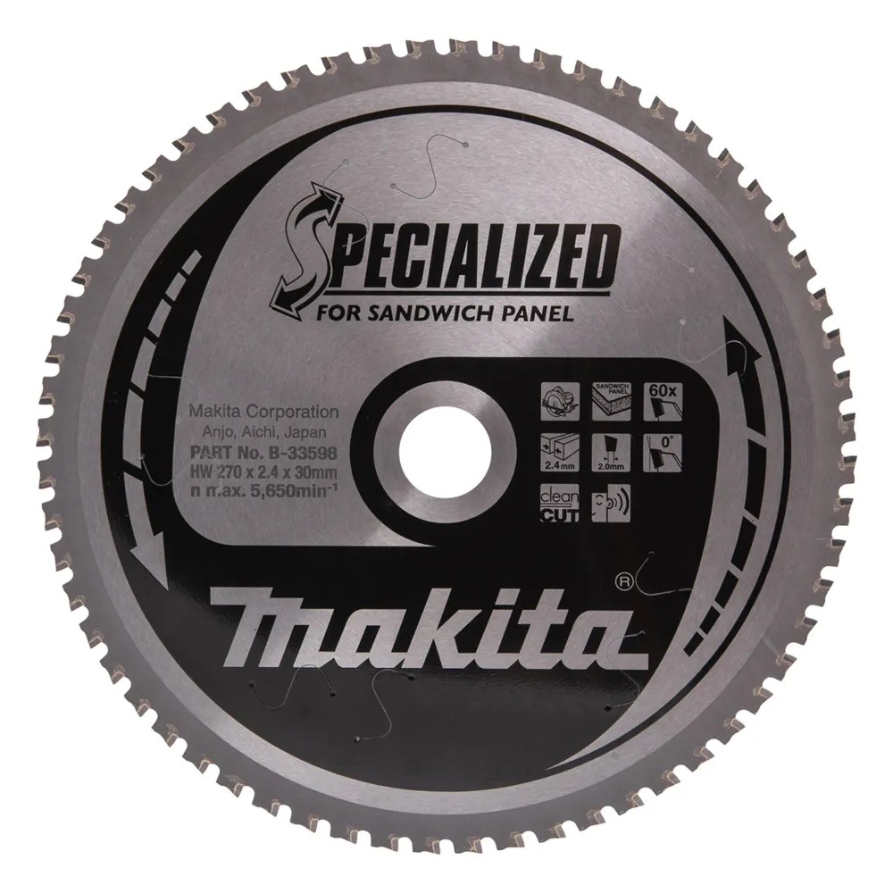 Disco TCT especializado Makita B-33598