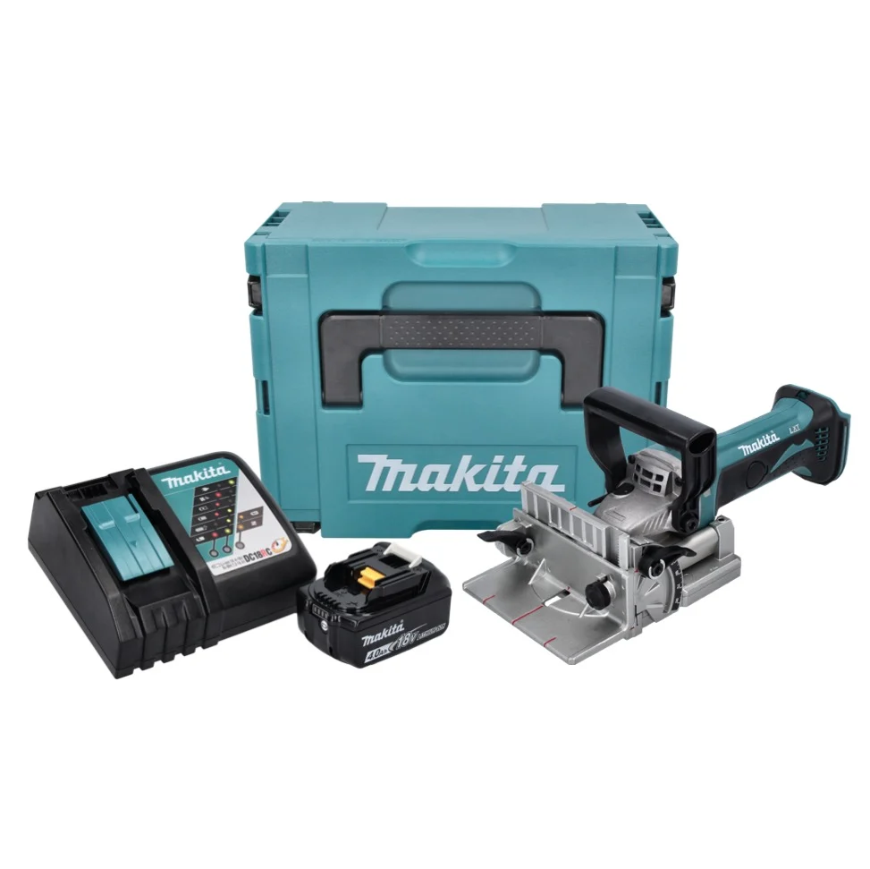 Engalletadora inalámbrica Makita DPJ 180 RM1J 18 V 100 mm + 1x baterí recargable 4,0 Ah + cargador + Makpac