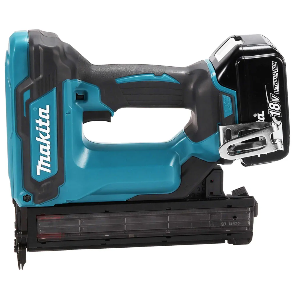 Fabricante de clavos Makita Baterí recargable DFN350RTJ de 18 V y 5 Ah