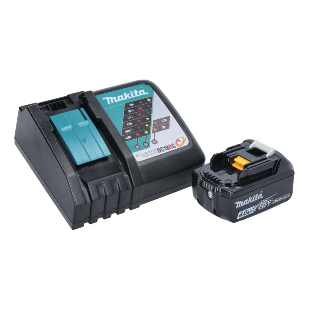 Fresadora de ranuras sin cable Makita DPJ 180 RM1 18 V 100 mm + 1x baterí recargable 4,0 Ah + cargador