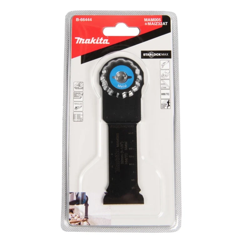 Hoja de sierra de inmersión Makita MAM005 Starlock Max 32 x 70 mm 2 piezas (2x B-66444)